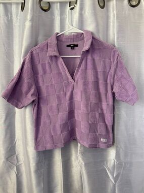 Vans Lavender/Pastel Purple checkered Tee